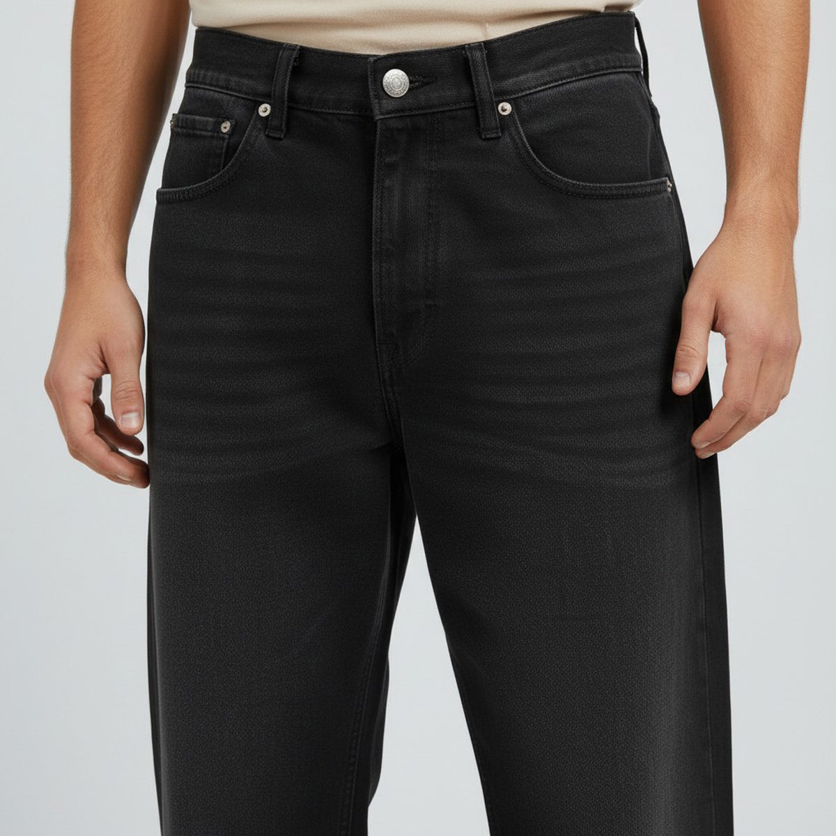 MEN'S LOOSE FIT DENIM BOTTOMS