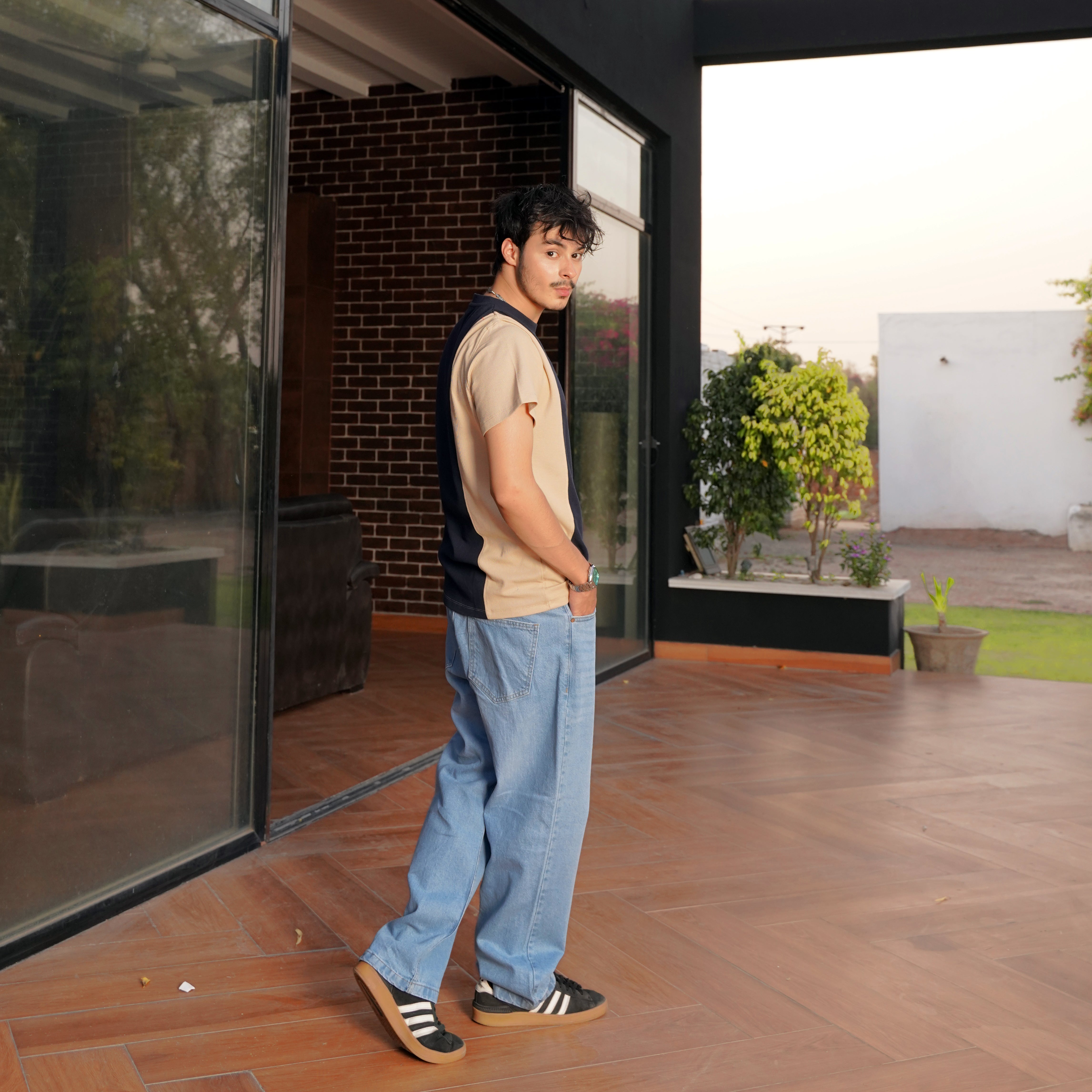 MEN'S PANALLED TEE