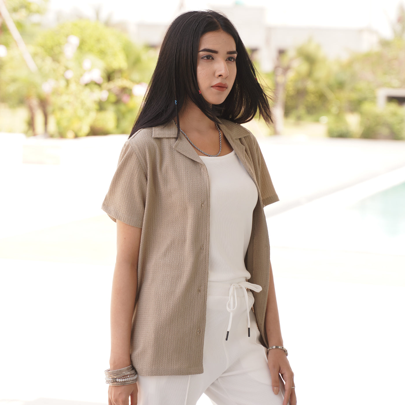 WOMEN'S BUTTON DOWN SHIRT