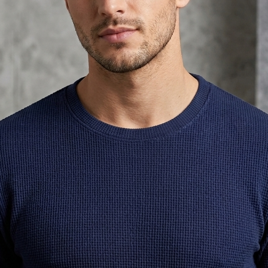 MEN'S TEXTURED CREW NECK TEE