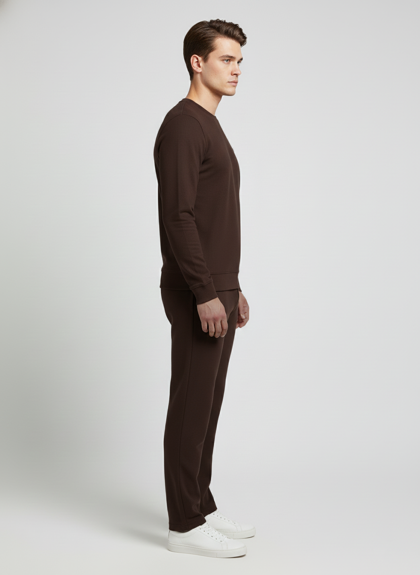 MEN'S CROSS KNIT CO-ORD SET