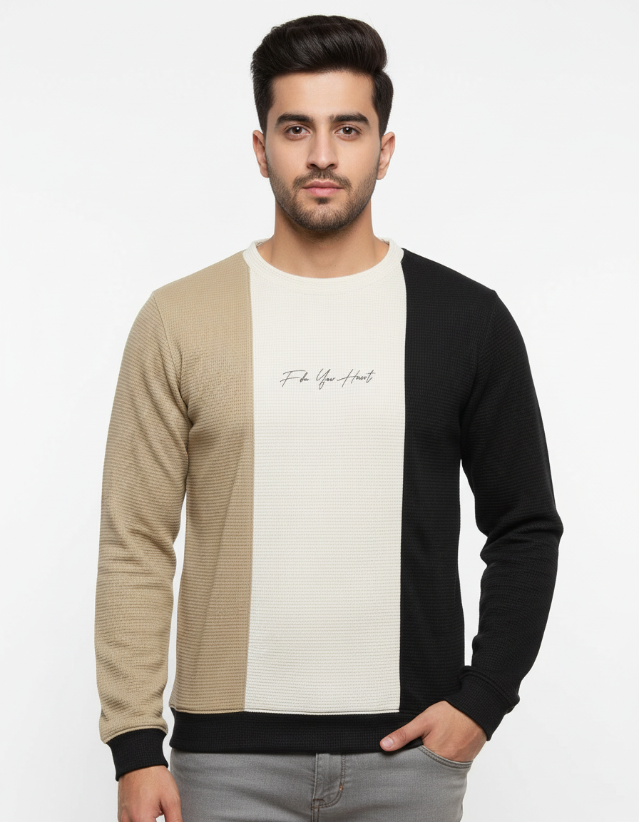 MEN'S COLOR BLOCK SWEATSHIRT