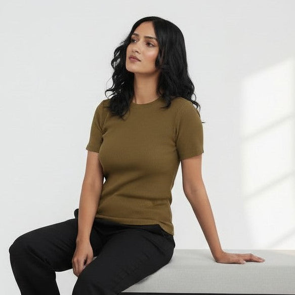 WOMEN'S KNIT T-SHIRT