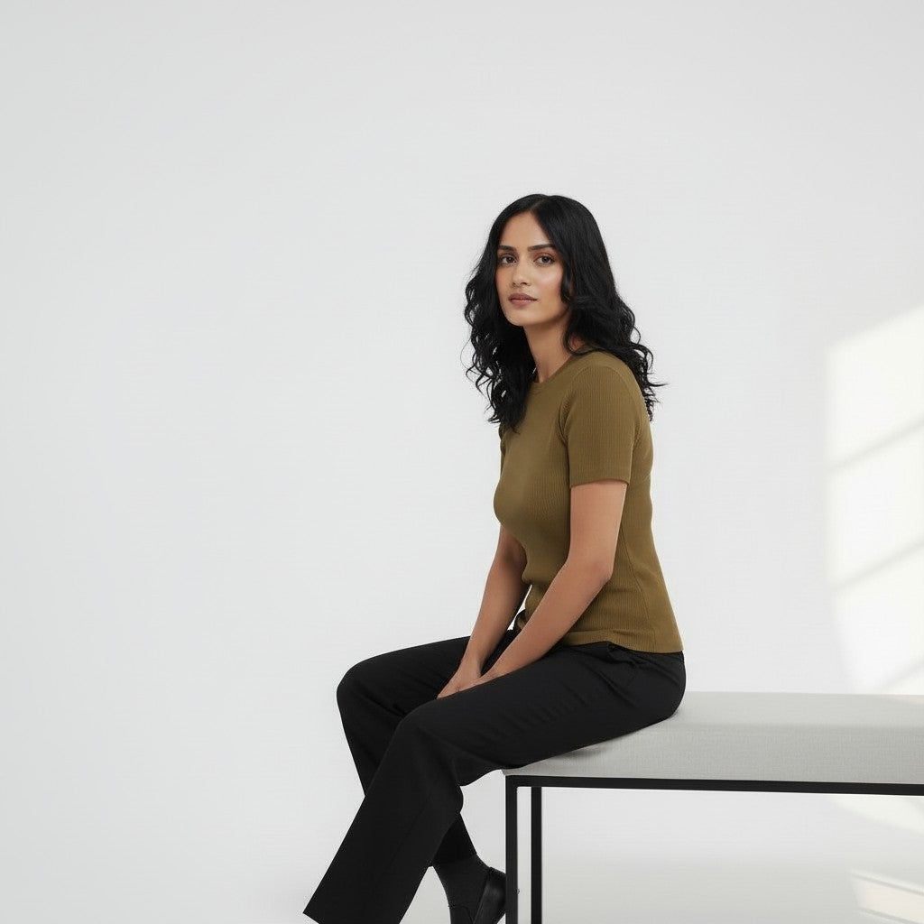 WOMEN'S KNIT T-SHIRT