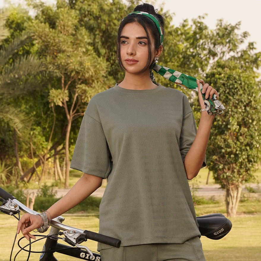 WOMEN'S KNITTED T-SHIRT