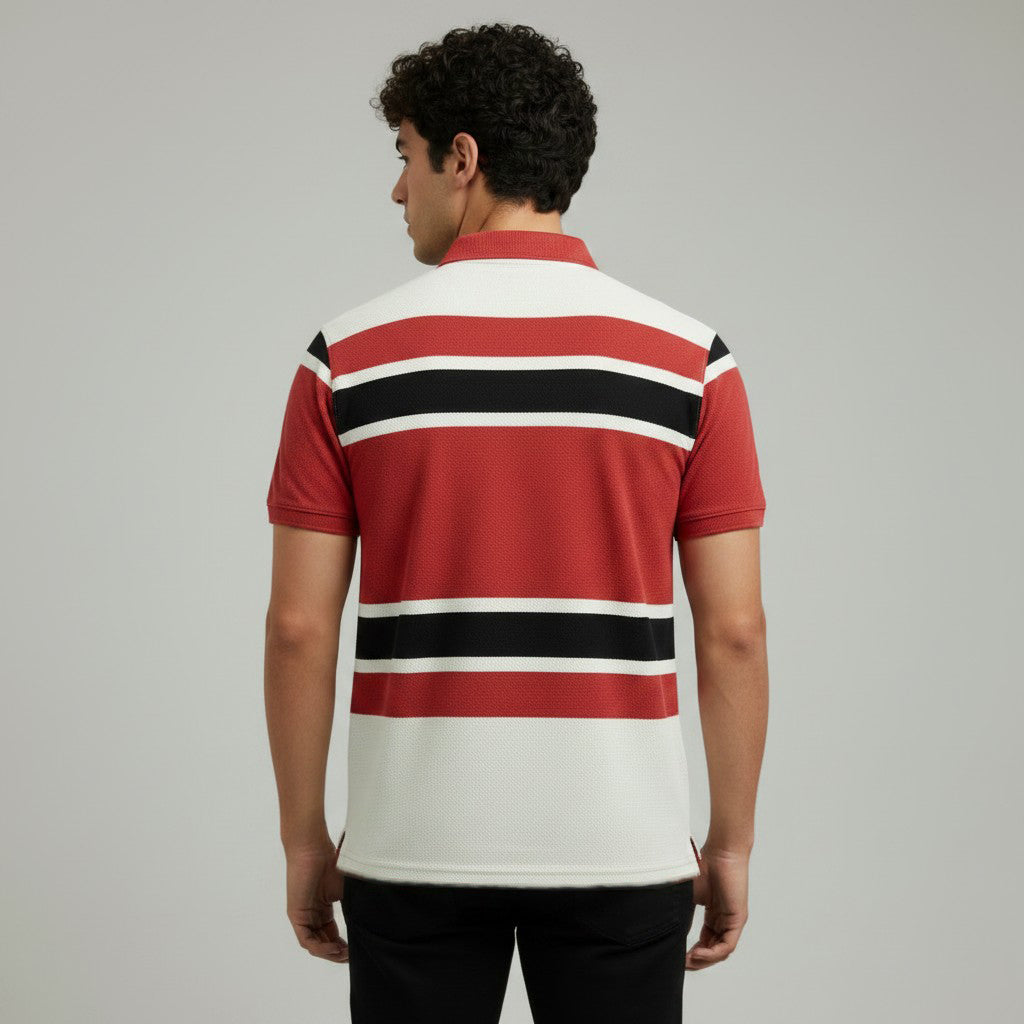 MEN'S STRIPER POLO SHIRT