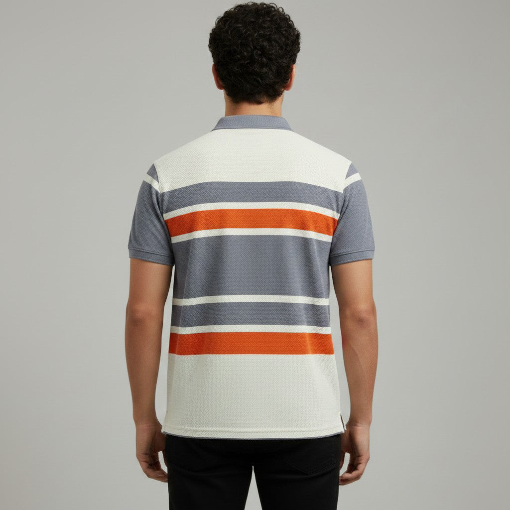MEN'S STRIPER POLO SHIRT