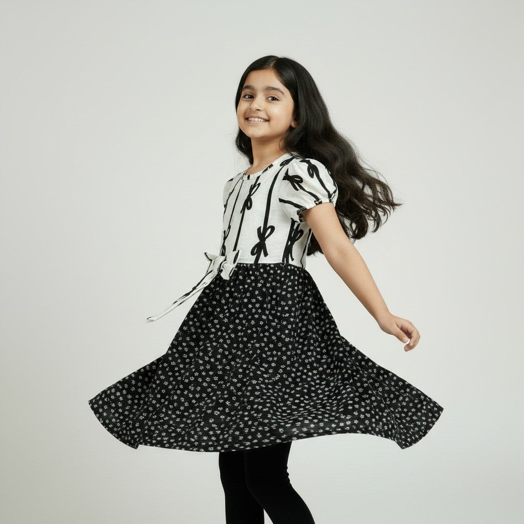 GIRL'S FLORAL FROCK