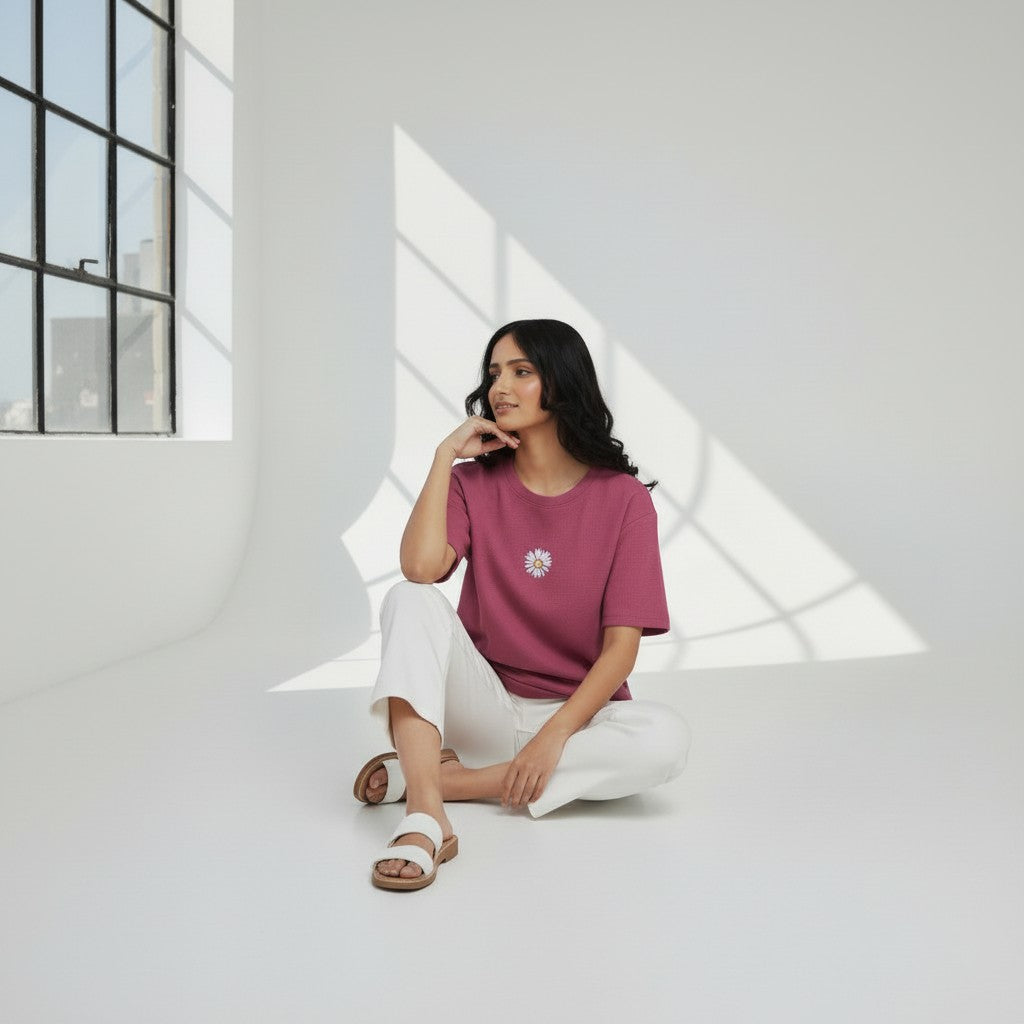 WOMEN'S KNIT T-SHIRT