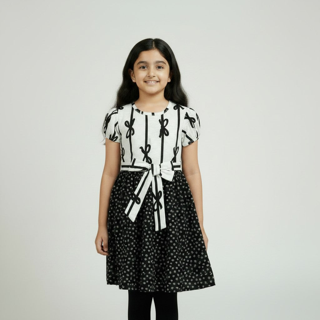 GIRL'S FLORAL FROCK
