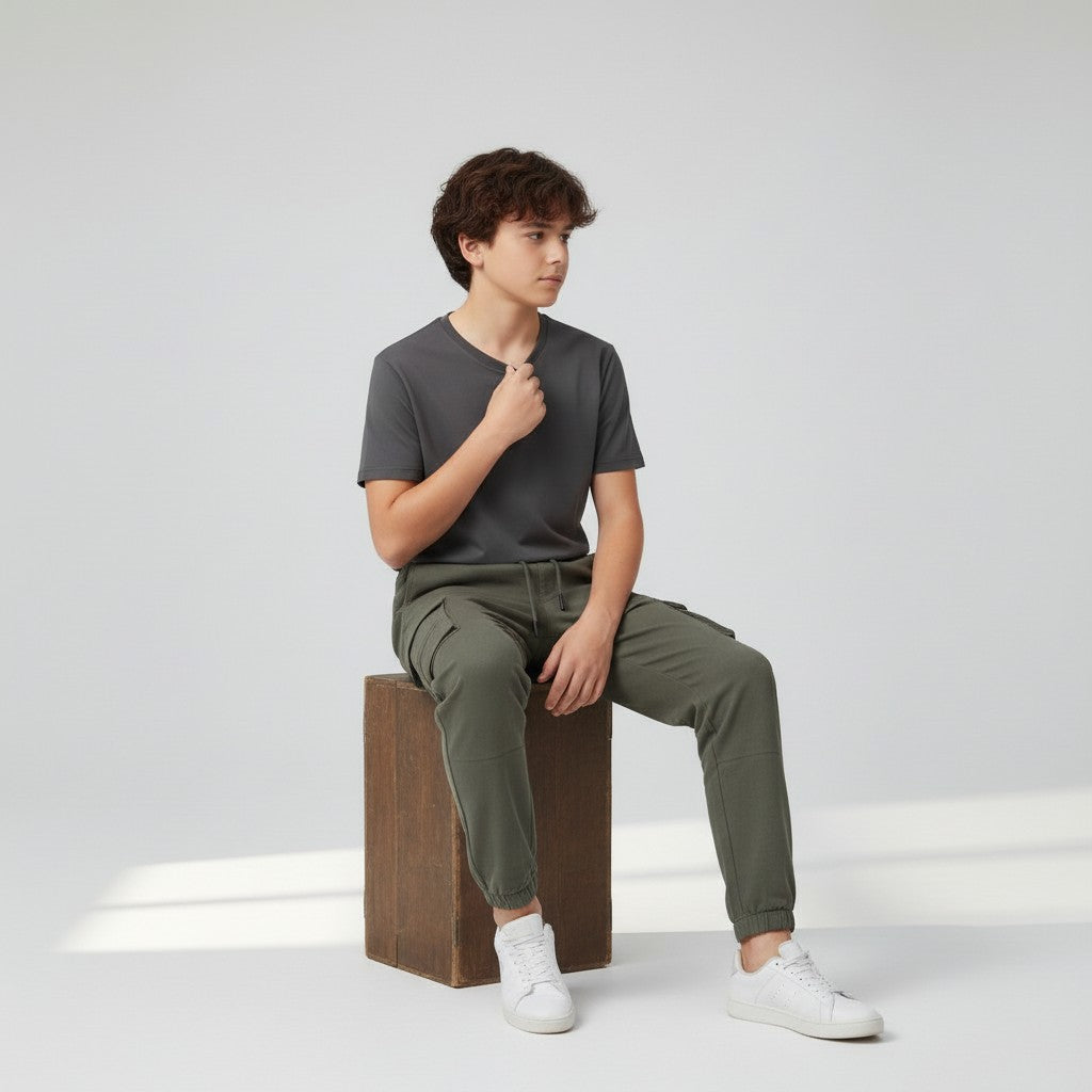 BOY'S CARGO TROUSERS