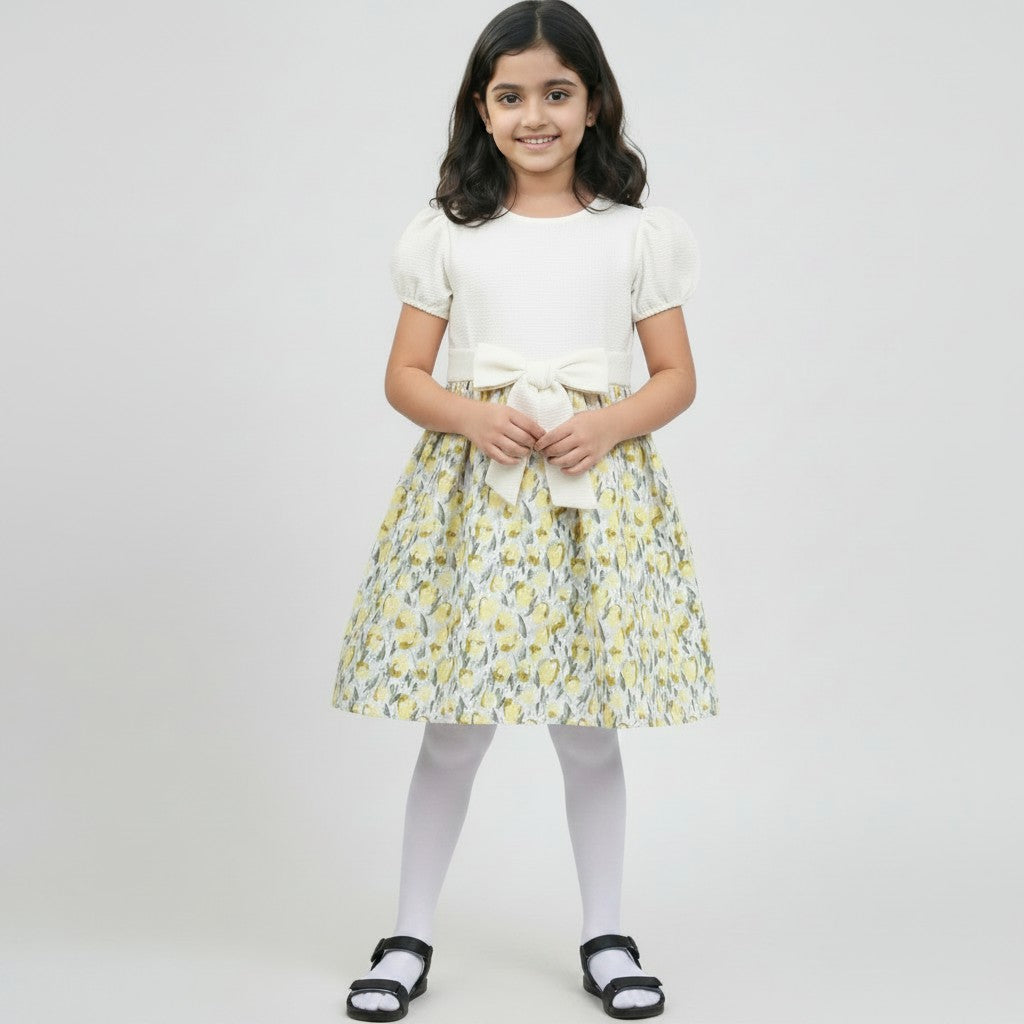 GIRL'S FLORAL FROCK