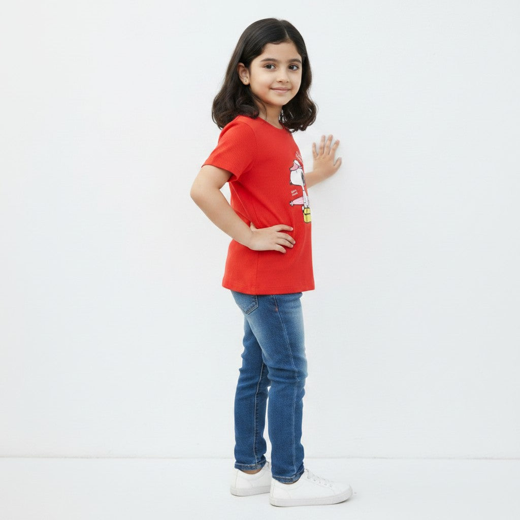 GIRL'S GRAPHIC T-SHIRT