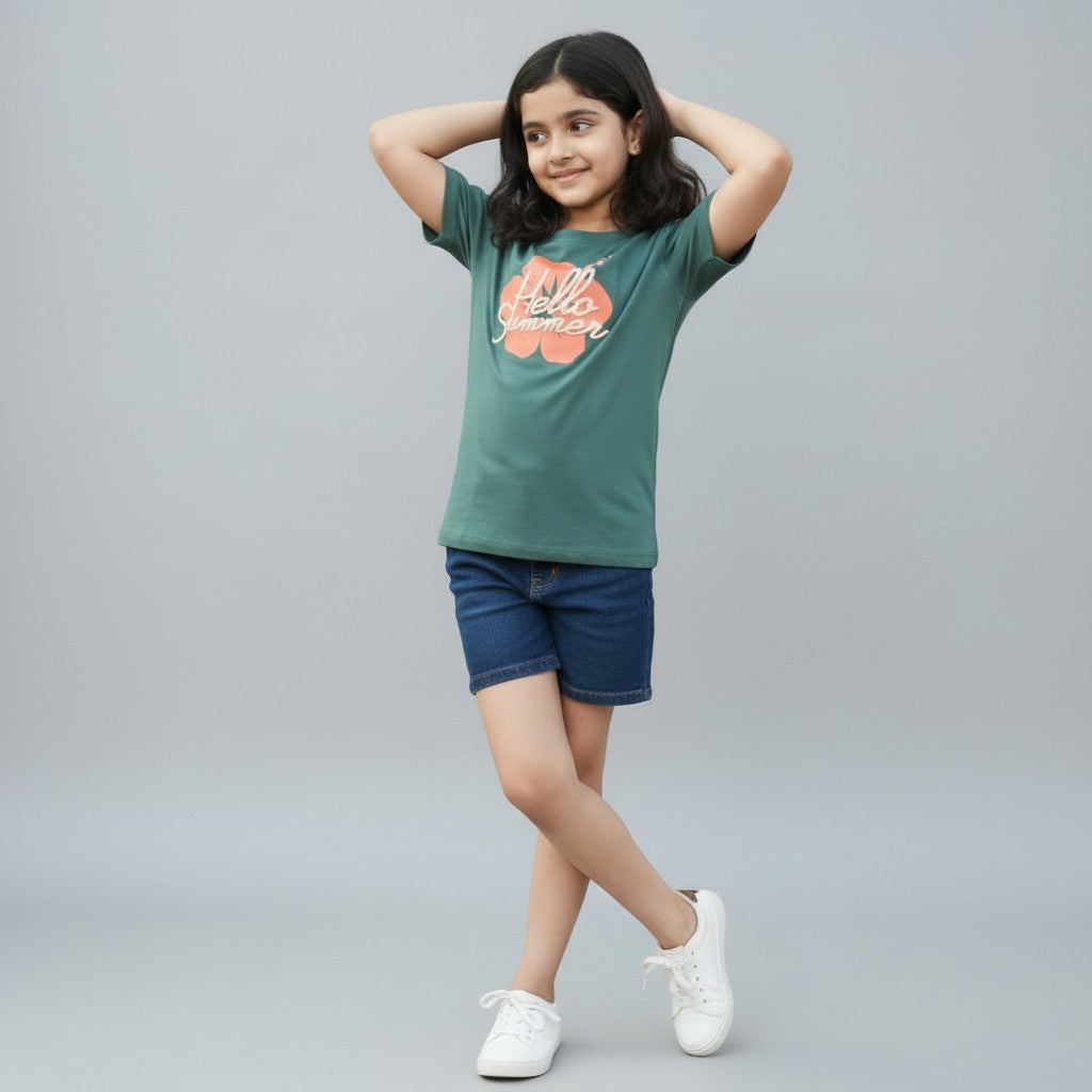 GIRL'S GRAPHIC T-SHIRT