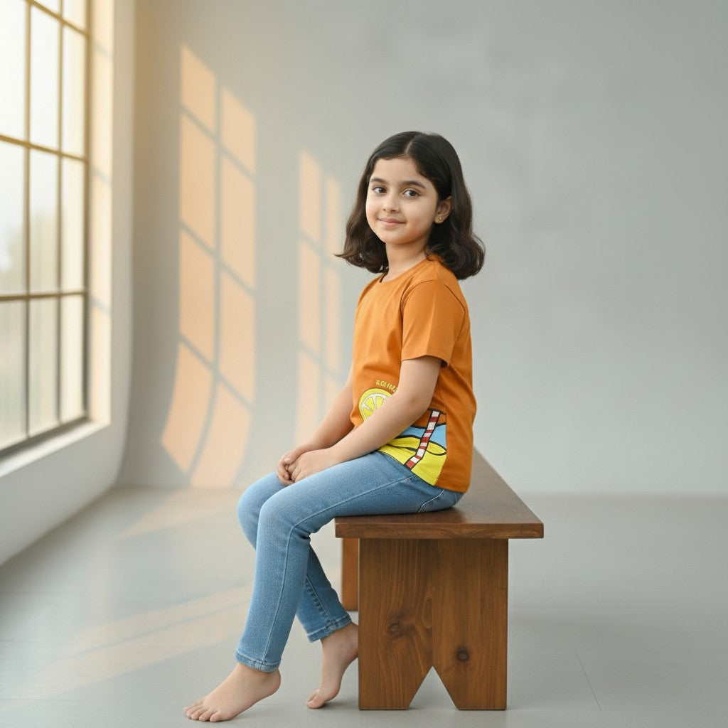 GIRL'S GRAPHIC T-SHIRT