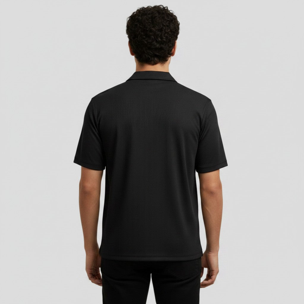 MEN'S TEXTURE BUTTON DOWN SHIRT