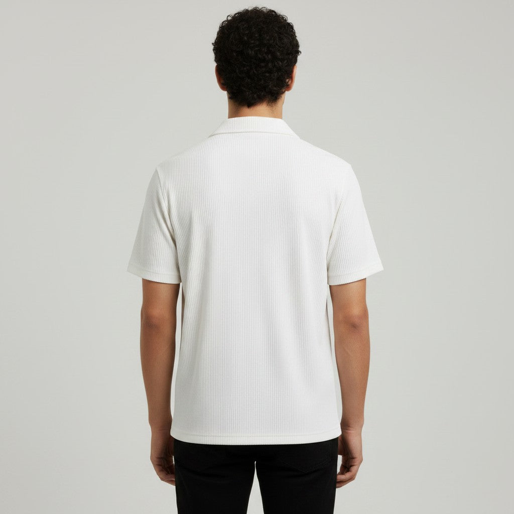 MEN'S TEXTURE BUTTON DOWN SHIRT