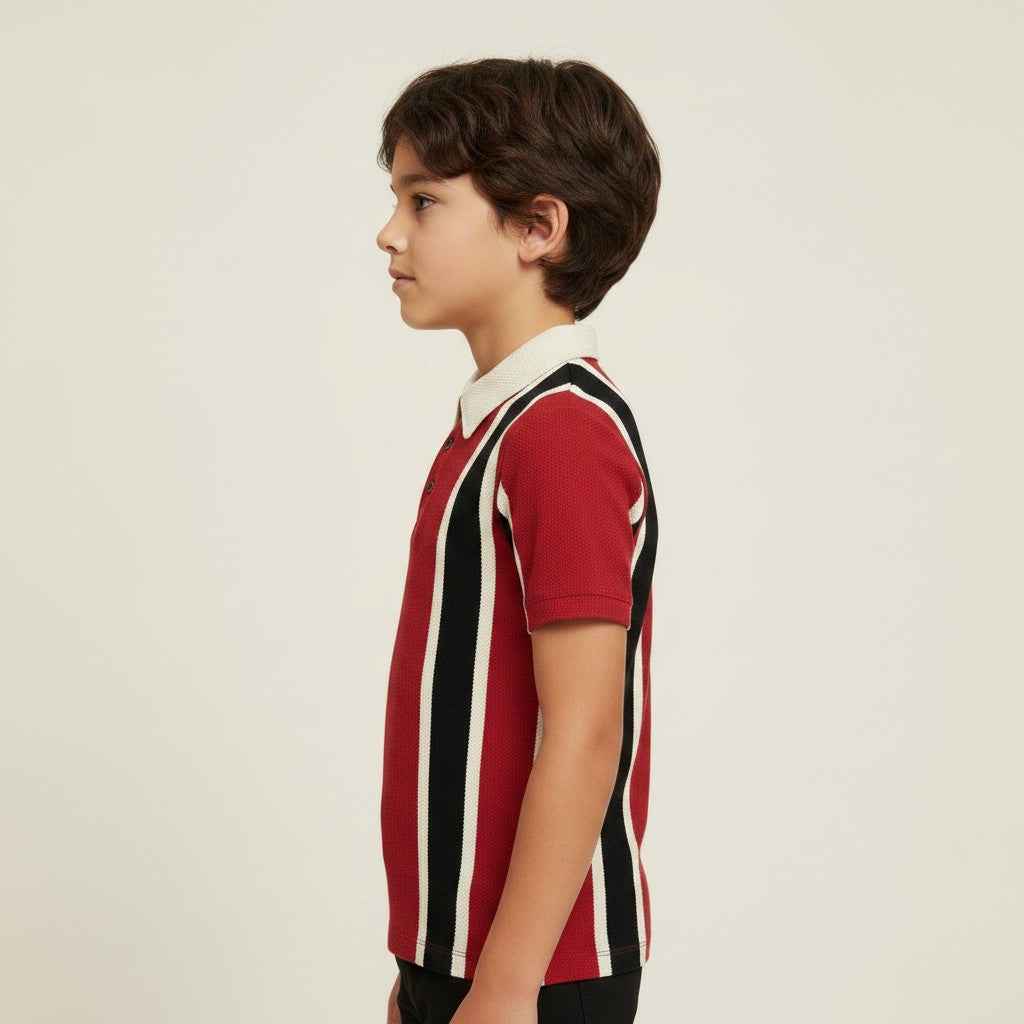 BOY'S STRIPED POLO SHIRT
