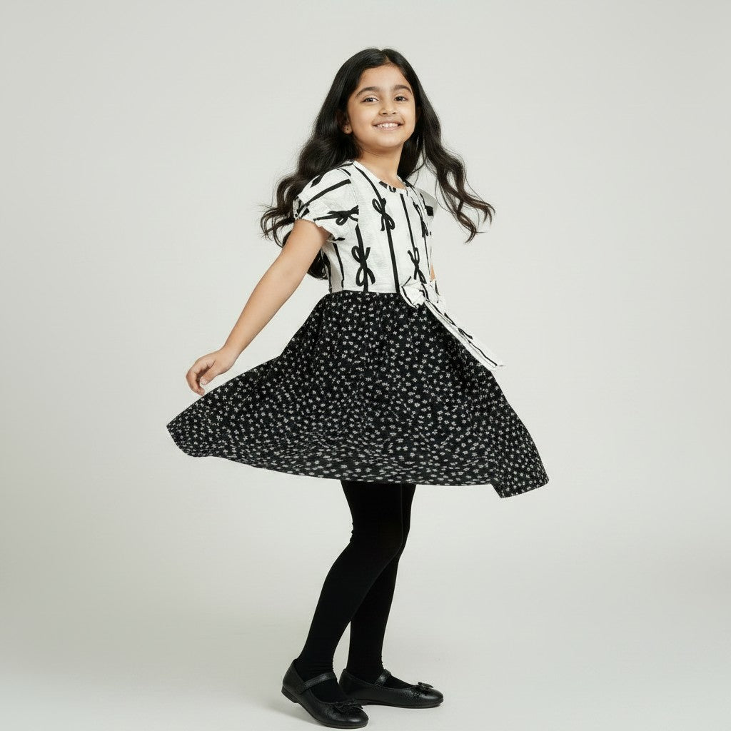 GIRL'S FLORAL FROCK