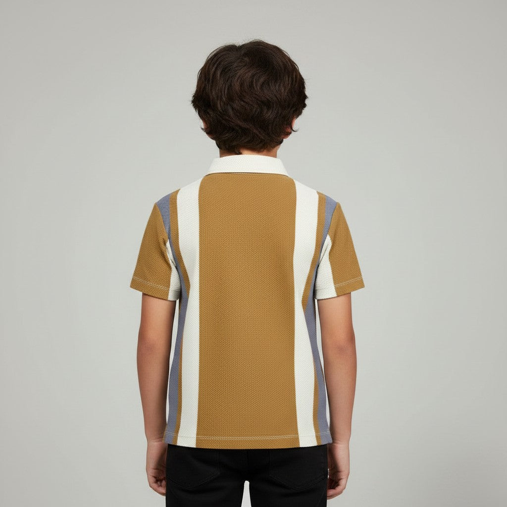 BOY'S STRIPED POLO SHIRT