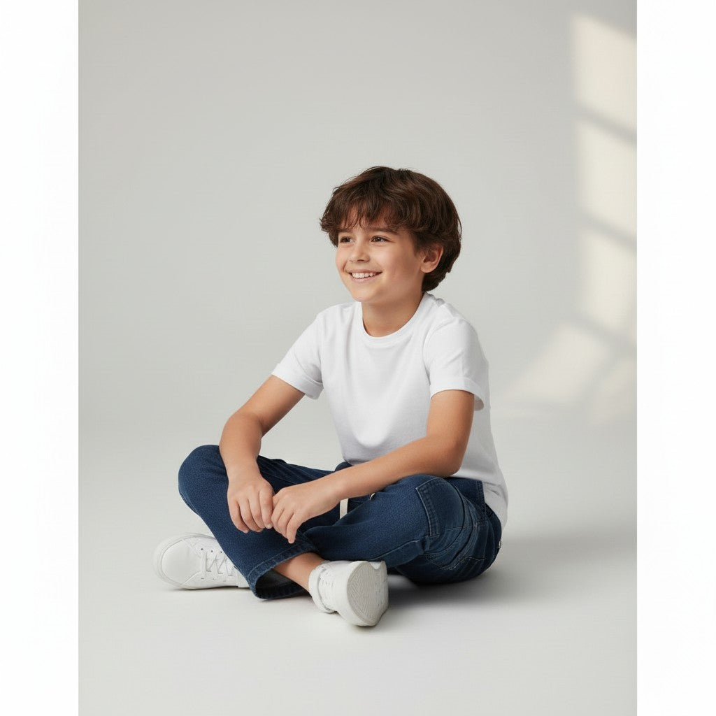 BOY'S DENIM CARGO BOTTOMS