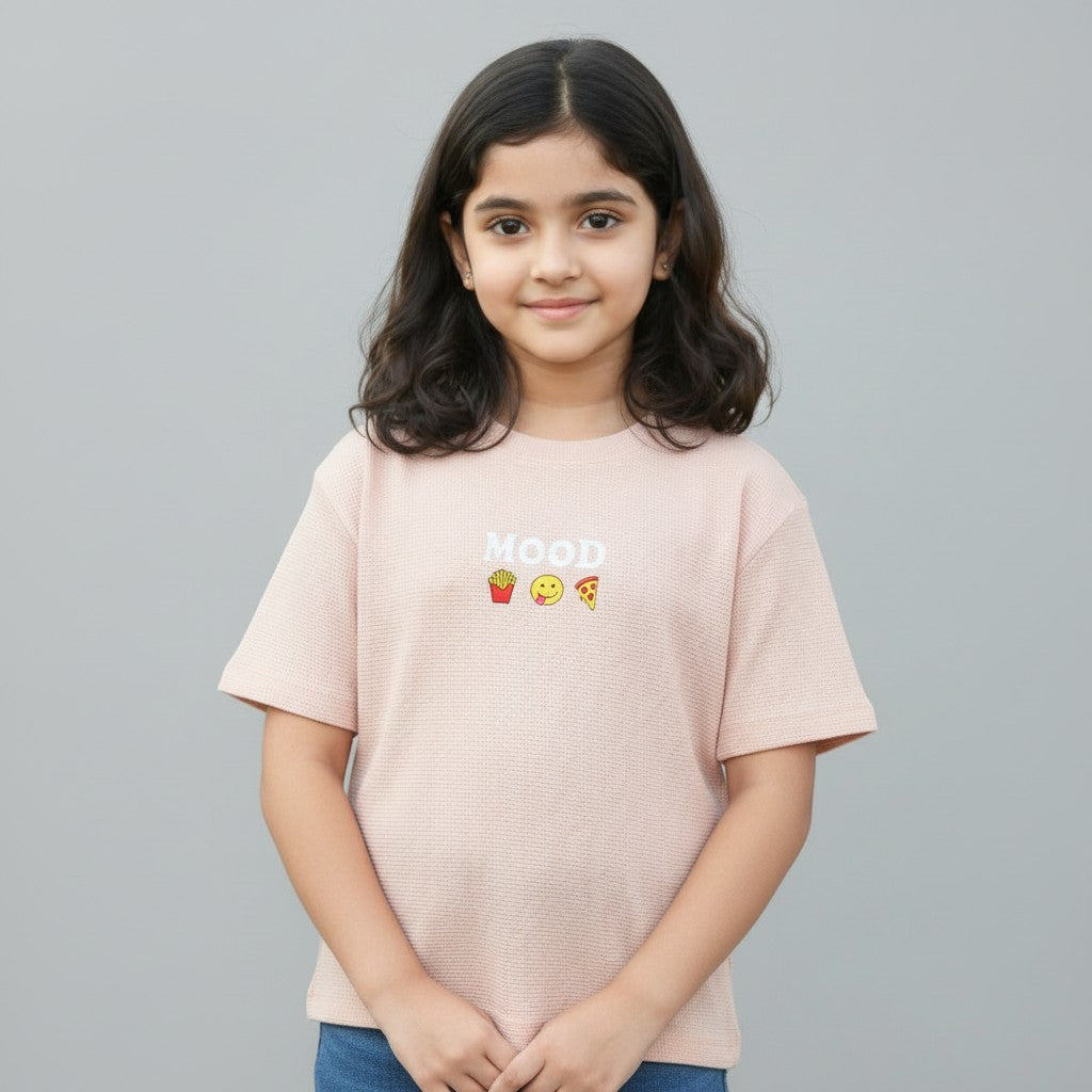 GIRL'S KNIT T-SHIRT