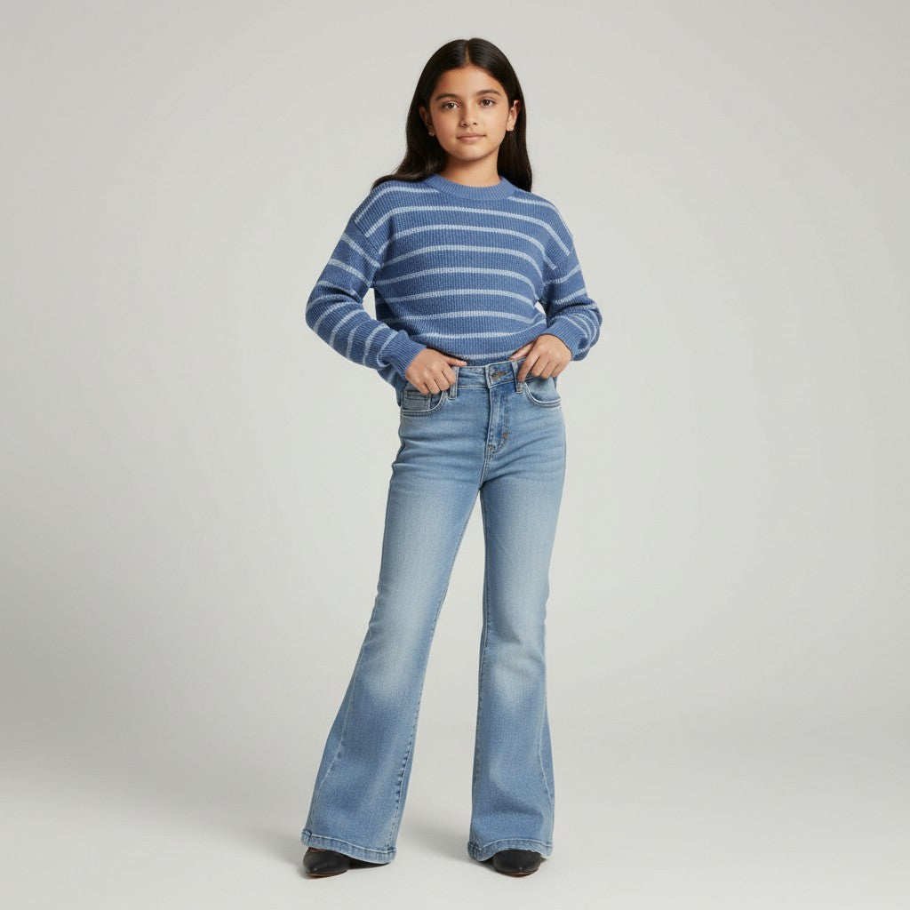 GIRL'S BOOTCUT DENIM BOTTOM