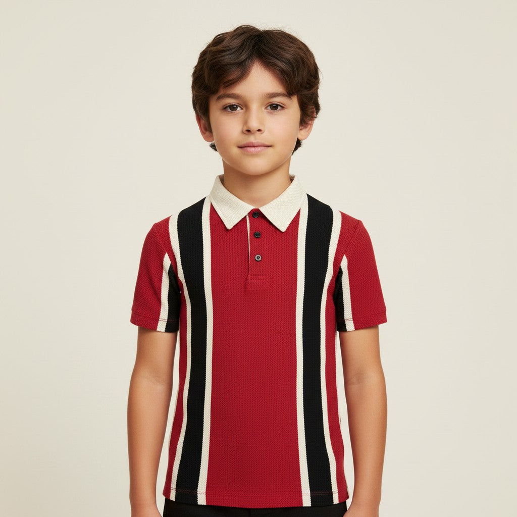 BOY'S STRIPED POLO SHIRT