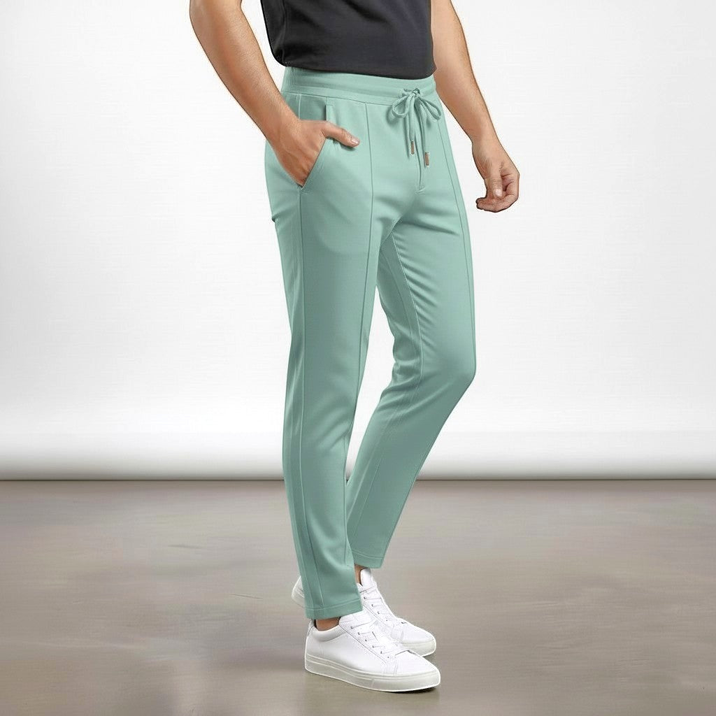 MEN'S BASIC KNIT TROUSERS