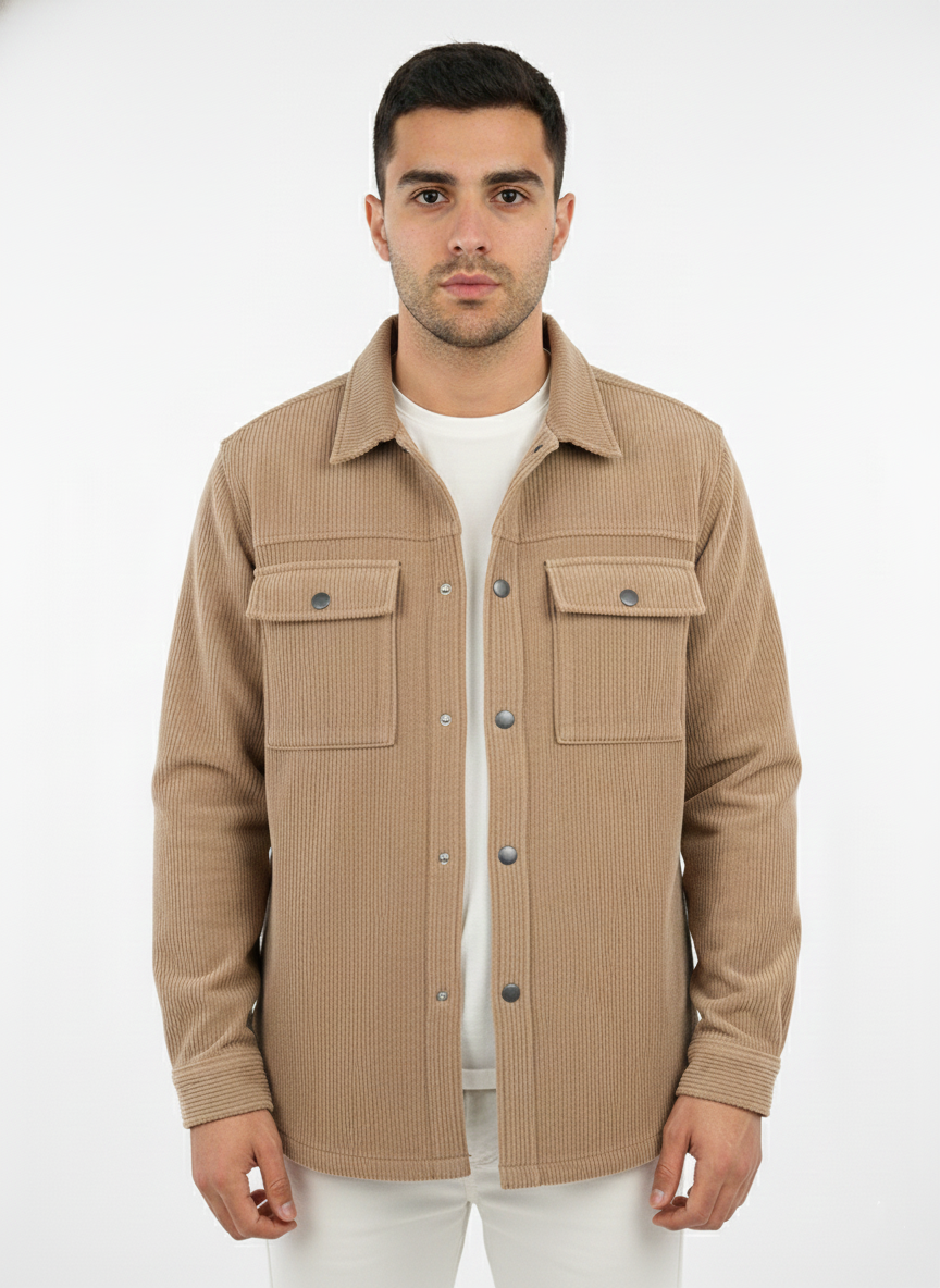 Men's Outerwear Corduroy Shacket