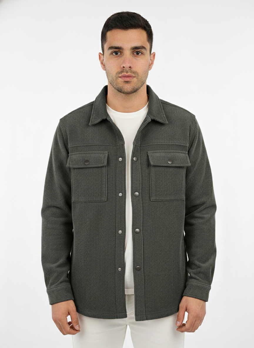 Men's Outerwear Corduroy Shacket
