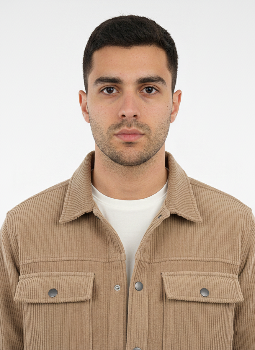 Men's Outerwear Corduroy Shacket