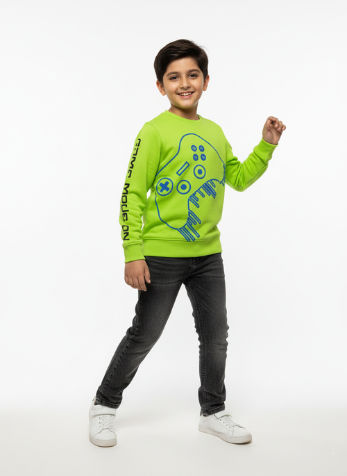 BOYS GRAPHIC SWEATHSIRT 2 TO 14 YEARS