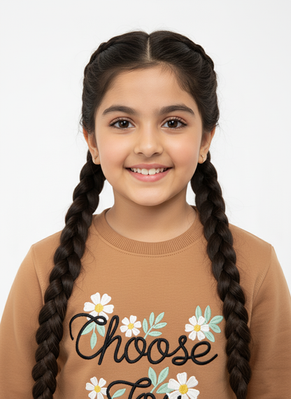 Girls Graphic Sweatshirt (2 to 14 Years)