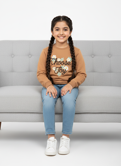 Girls Graphic Sweatshirt (2 to 14 Years)
