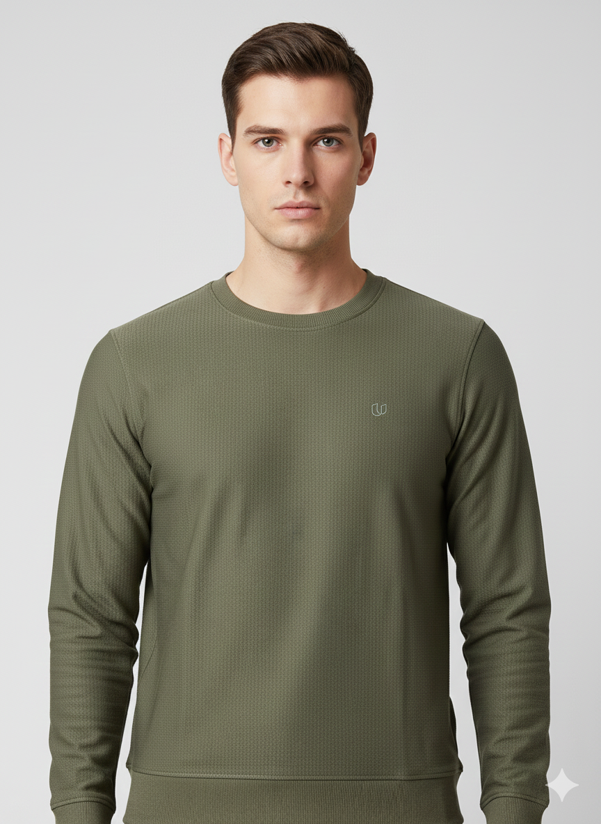 MEN'S CROSS KNIT CO-ORD SET