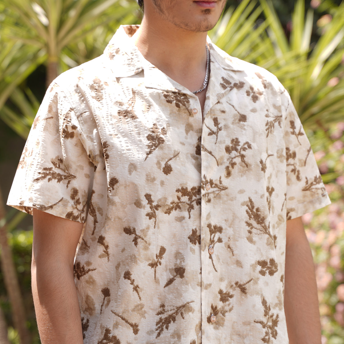 MEN'S ALL OVER PRINT CAMP COLLAR SHIRT
