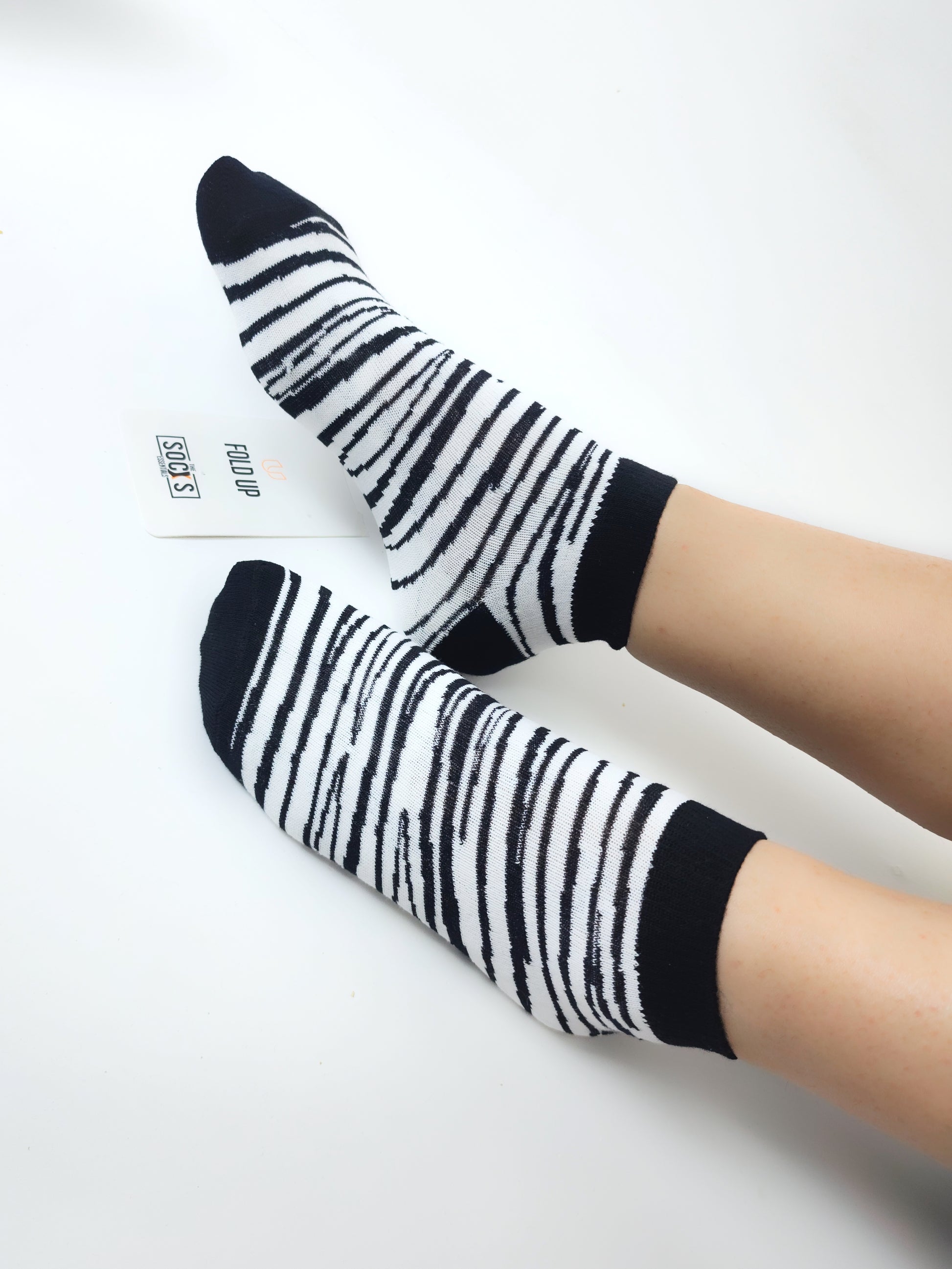 WOMEN ZEBRA PATTERNED JACQUARD PACK OF 3 ANKLE SOCKS