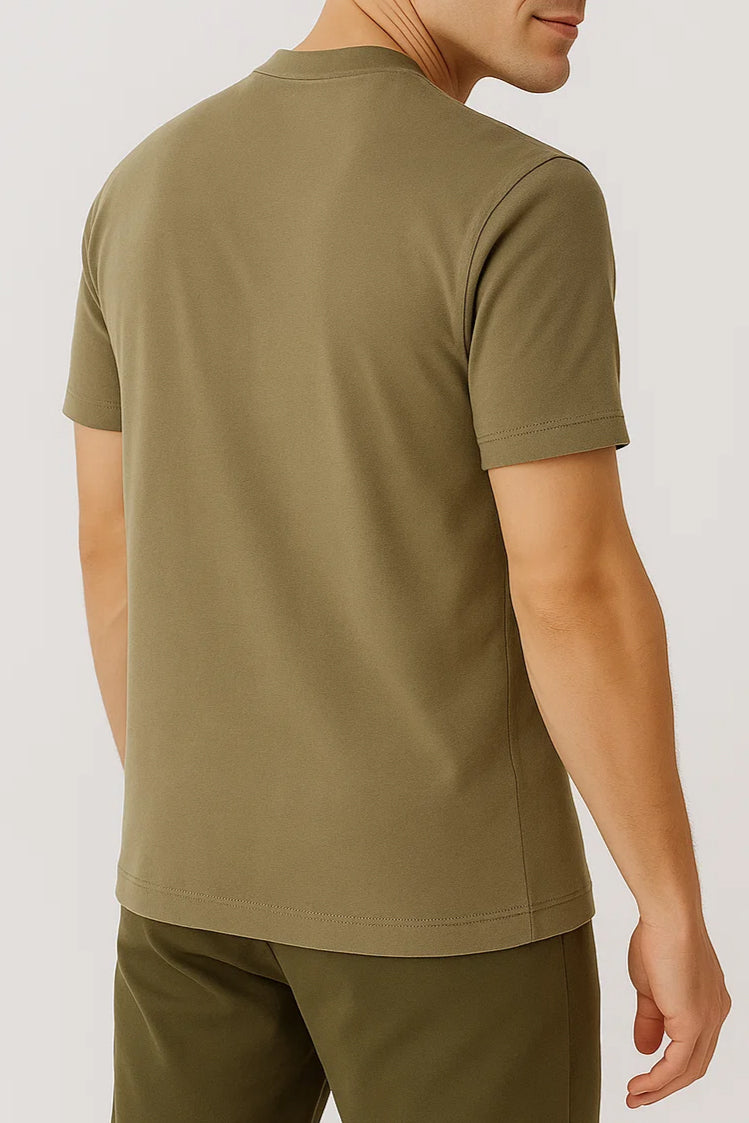 MEN ZIPPER POLO