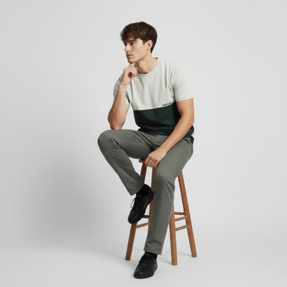 MEN'S TWO-TONE TEE