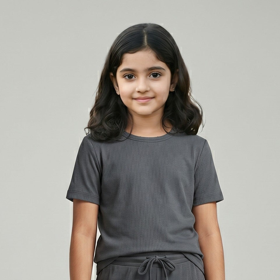 GIRL'S KNITTED T-SHIRT
