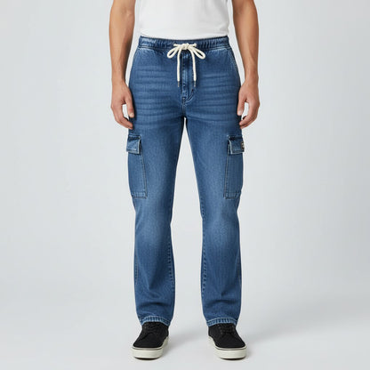 MEN'S DENIM CARGO BOTTOMS