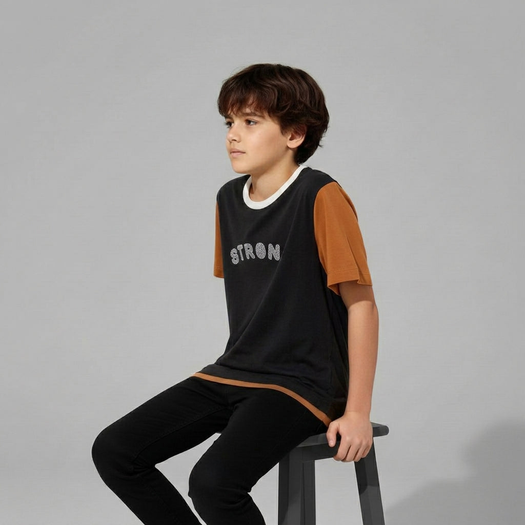 BOY'S KNIT T-SHIRT
