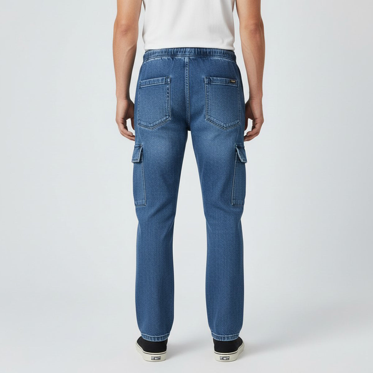MEN'S DENIM CARGO BOTTOMS