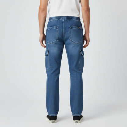 MEN'S DENIM CARGO BOTTOMS