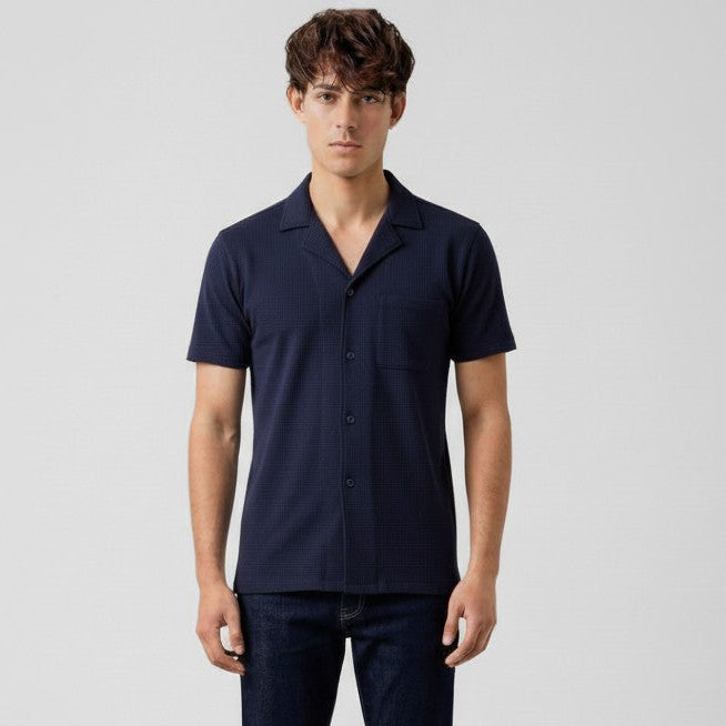 MEN'S TEXTURED KNITED SHIRT
