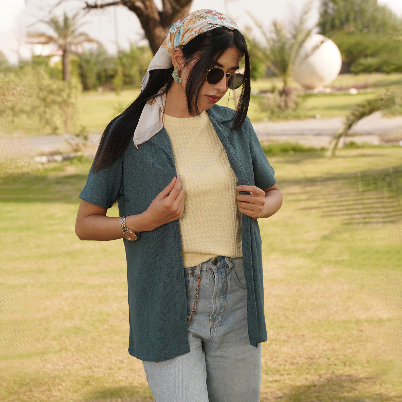WOMEN'S BUTTON DOWN SHIRT