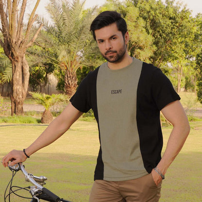 MEN'S PANELLED TEE
