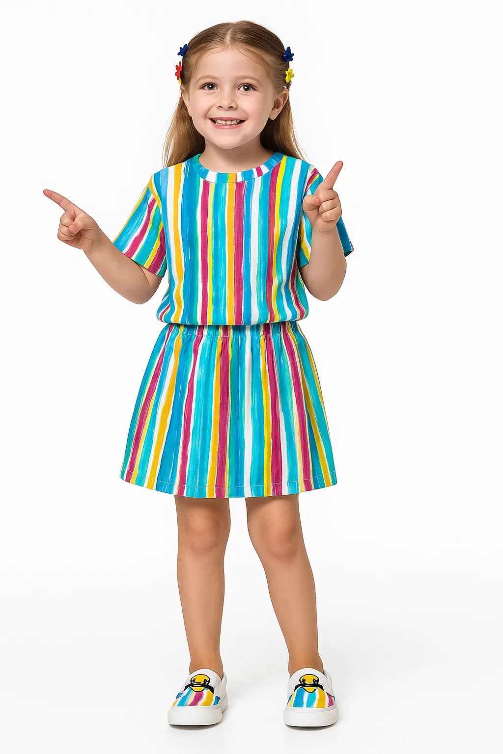 TOLLERS GIRLS CO-ORD SET (2 TO 6 YEARS)
