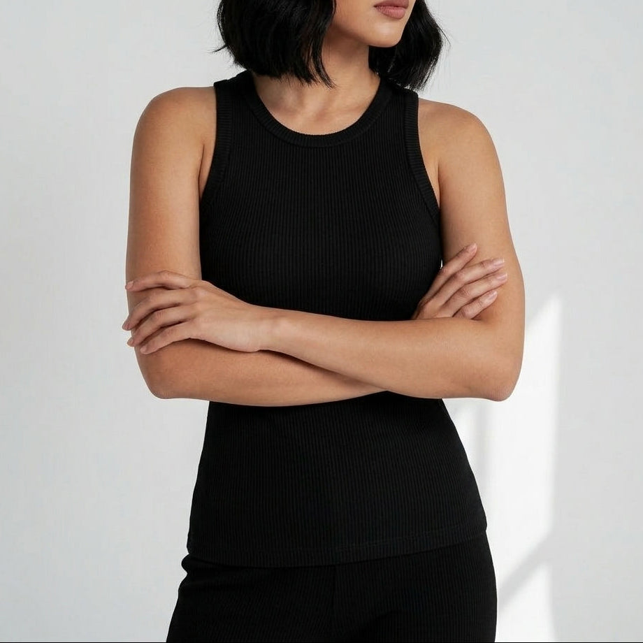WOMEN'S KNITTED TANK TOP